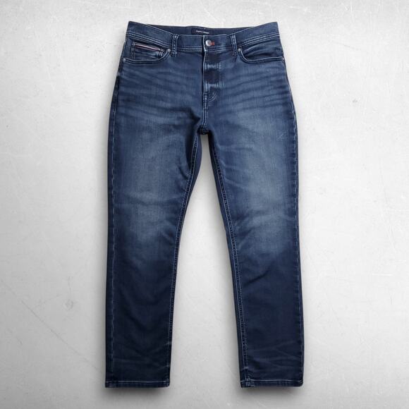 Tommy Hilfiger Other - Tommy Hilfiger Denton Straight Jeans Men 32x30 Blue Straight Leg Stretch